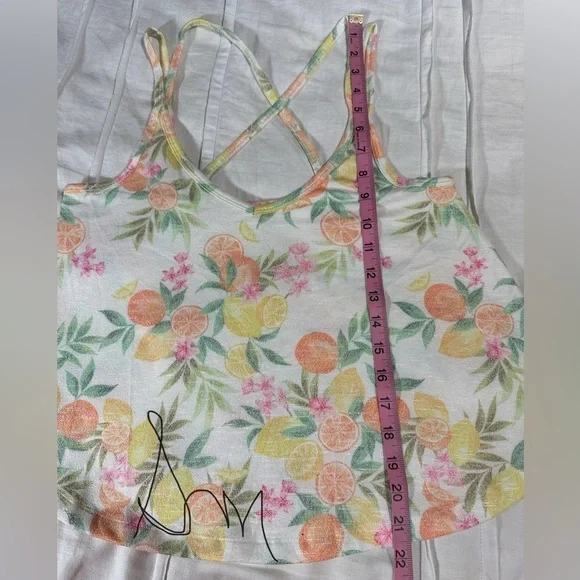 Z Supply In The Swing White Citrus Strappy Tank Top NWT - Picture 11 of 16
